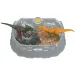 Jurassic World: Pacchetto Battaglia Svelamento Dinosauri con arena e 2 figure di dinosauro - Mattel