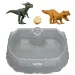 Jurassic World: Pacchetto Battaglia Svelamento Dinosauri con arena e 2 figure di dinosauro - Mattel