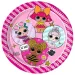 L.O.L. Surprise: set di 8 piatti di carta 23cm