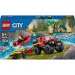 LEGO® City: Camion dei pompieri 4x4 con gommone di salvataggio (60412)