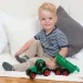 LENA: Camioncino con rimorchio e figura 36cm
