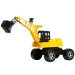 LENA: Escavatore gigante nero/giallo 65cm