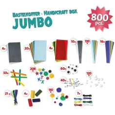 LENA: Kit Jumbo per lavoretti creativi, 800 pezzi immagine 3