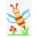 LENA: Set creativo di mosaico trasparente con pioli da 10mm, 200 pezzi