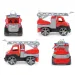 LENA: Truxx 2 camion dei pompieri rosso con scala 29cm