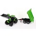 LENA: Worxx Deutz-Fahr Agrotron 7250 TTV trattore con rimorchio in scatola 74 cm