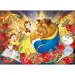 La Bella e la Bestia 2 in 1 puzzle da 108 pezzi e libro da colorare 50x35cm - Lisciani