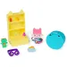 La casa delle bambole di Gabi: Mobili gialli di Kitty Bolle con accessori a sorpresa - Spin Master