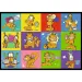Le avventure di Garfield puzzle da 4x250 pezzi - Trefl