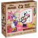 Le avventure di Minnie Mouse e Paperina 2 in 1 puzzle Eco maxi da 24 pezzi e album da colorare 70x50cm - Lisciani