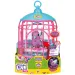 Little Live Pets: Pappagallo interattivo Polly in gabbia con luci e suoni
