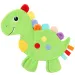 Little Stars: Massaggiagengive a forma di dinosauro, fazzoletto sonaglio