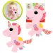 Little Stars: Massaggiagengive a forma di unicorno, bavaglino con sonaglio