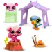 Littlest Pet Shop: Set di 3 figure da campeggio Serie 2