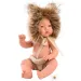 Llorens: Bambino neonato con cappello da leone di 30 cm