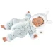 Llorens: Bambino neonato con occhi chiusi in pigiama con cappuccio 31 cm