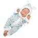 Llorens: Bambino neonato con occhi chiusi in pigiama con cappuccio 31 cm