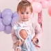 Llorens: Bambino neonato con occhi chiusi in pigiama con cappuccio 31 cm