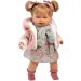 Llorens: Bambola Alexandra di 42 cm con suono, con cappotto lavorato a maglia e sciarpa.