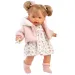 Llorens: Bambola Joelle 38 cm con suono in abito a fiori