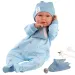 Llorens: Bambola Mimo Llorón 42 cm con suoni e bavaglino con cagnolino