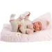 Llorens: Bambola neonato realistico edizione limitata Reborn con abito con pon pon 42 cm