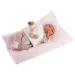 Llorens: Bambola neonato realistico edizione limitata con cuscino 42 cm