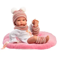 Llorens: Bimba, bambola neonata da 35 cm con cuscino morbido immagine 2