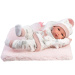Llorens: Bimba, bambola neonata di 35 cm con biberon e coperta