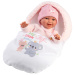 Llorens: Chloe, bambola che piange da 38 cm con sacco nanna