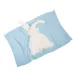 Llorens: Coperta azzurra con coniglietto per neonati
