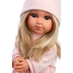 Llorens: Elena, bambola da 35 cm con cappellino rosa immagine 3