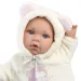 Llorens: Julia bambola in tutina con orecchie da orso e ciuccio 42 cm