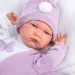 Llorens: Lalo Llorón neonato piangente di 42 cm nella sua coperta a forma di farfalla