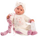 Llorens: Lea, bambola piangente di 45 cm con ciuccio, in tutina a tema koala.