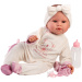 Llorens: Lea, bambola piangente di 45 cm con ciuccio, in tutina a tema koala.