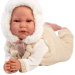 Llorens: Luis, bambola che piange di 45 cm con biberon e ciuccio