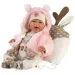 Llorens: Mimi neonato bambola piangente di 40 cm con felpa Kids Zone