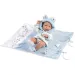 Llorens: Nico neonato maschio di 40 cm con fasciatoio blu, ciuccio
