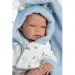 Llorens: Nico neonato maschio di 40 cm con fasciatoio blu, ciuccio