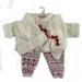Llorens: Set di vestiti per bambola con pantaloni con orsetto e coniglietto per bambole di 43 cm