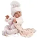 Llorens: Tina neonato in set rosa con copertina e ciuccio 43cm
