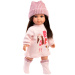Llorens: bambola Sara da 35 cm con cappellino rosa lavorato a maglia