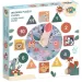 Luna: Animali e forme orologio in legno gioco educativo ad incastro