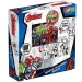 Luna: Avengers 2 in 1 puzzle da colorare da 100 pezzi