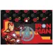Luna: Cartella con bottoni formato A4 di Iron Man