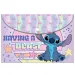 Luna: Cartellina A4 allegra con bottoni a pressione Stitch