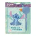 Luna: Diario segreto Disney Stitch con lucchetto e penna con pon pon 12x18cm 60 pagine