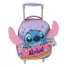 Luna: Disney Stitch Aloha zaino trolley per lasilo a 2 scomparti 27x10x31cm immagine 1