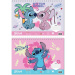Luna: Disney Stitch taccuino creativo da colorare con adesivi e stencil in diverse varianti
